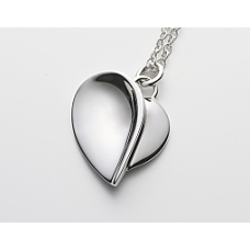 Love and Hope Silver Heart Pendant